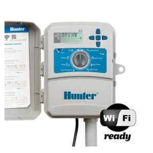 Centralina di programmazione  4 zone Hunter serie X2  IGX2401E da esterno ed interno - trasformatore integrato 220 VAC - modulo Wi-fi opzionale programmatore irrigazione