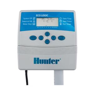 Centralina di programmazione Eco Logic Hunter ELC-401i-E da interno a 4 zone programmatore irrigazione cod. IGELC401IE