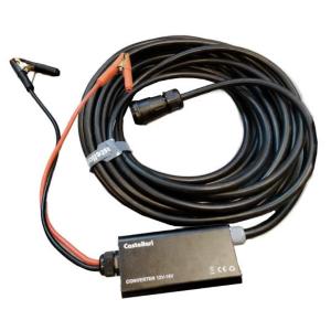Trasformatore convertitore corrente da 12Volt a 18Volt con cavo per adattatore 18/12v per abbacchiatore Castellari Vertigo a batteria 18Volt ed attrezzi a batteria 18V Castellari - Codice ricambio: VE800607
