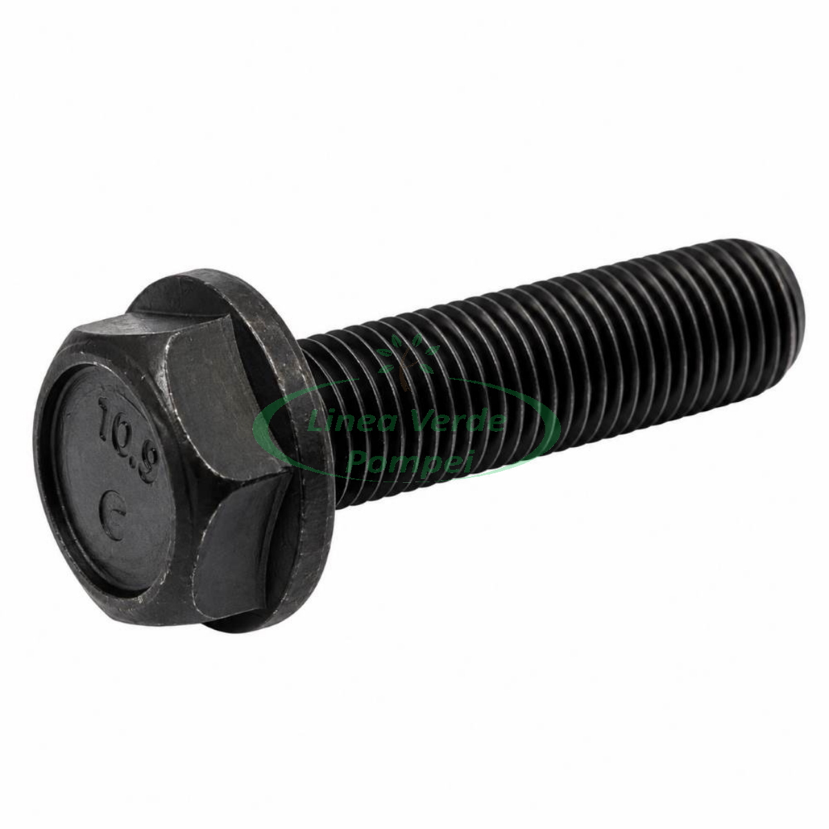 Bullone flangiato nero 