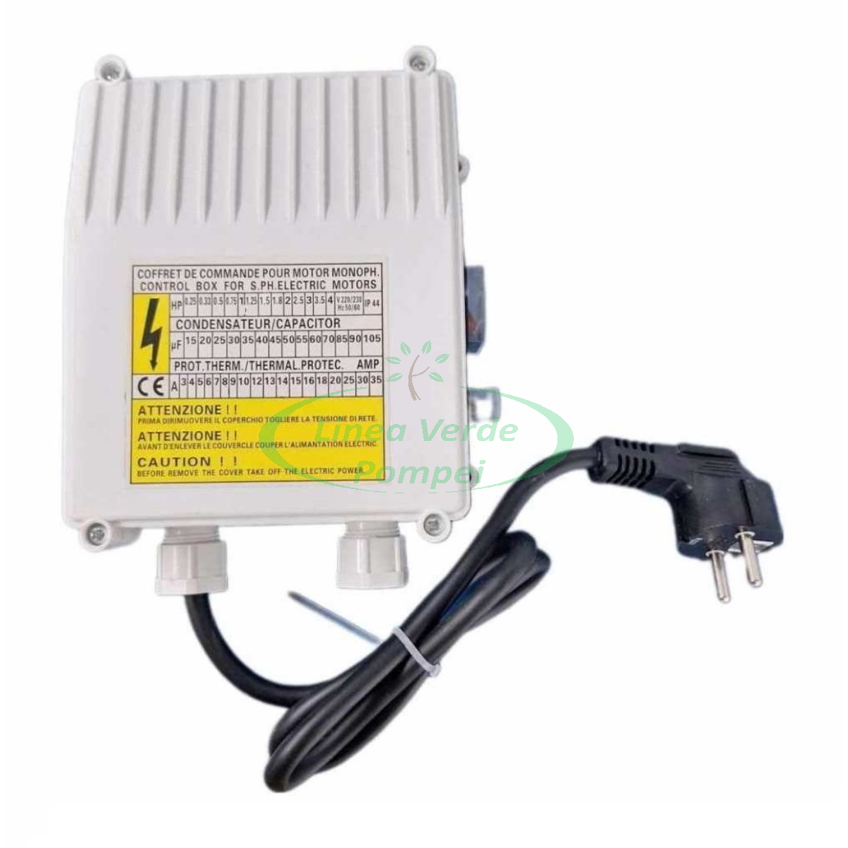 quadro elettrico pompa