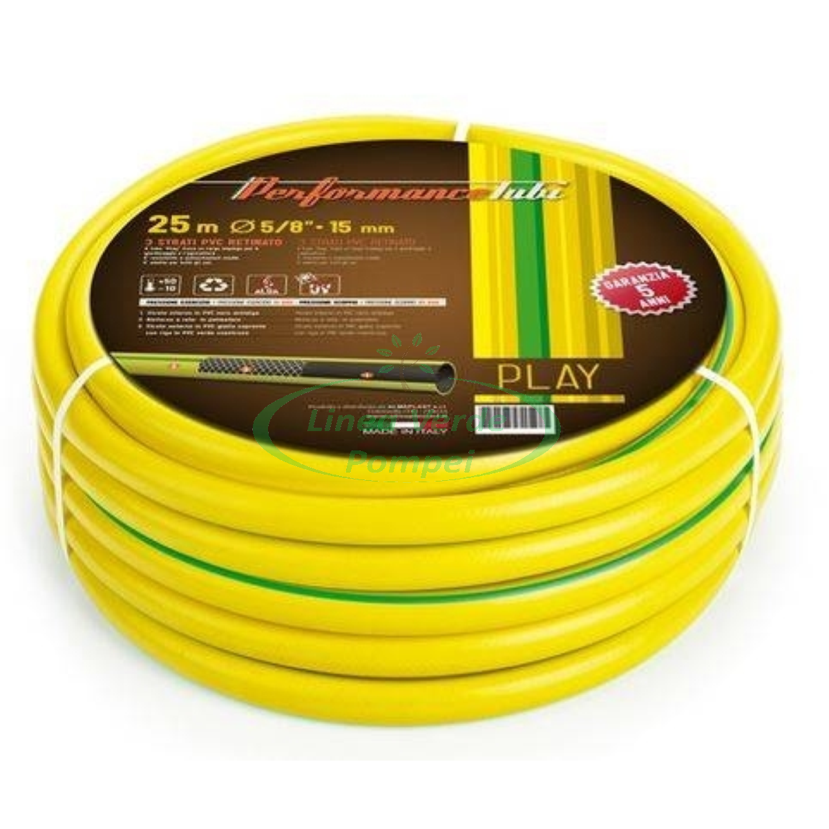 Tubo in PVC retinato magliato PLAY a 3 Strati - NON ANTIGROVIGIO - Performance tubi Ø 30mm interno - 1" 1/4 prezzo al metro